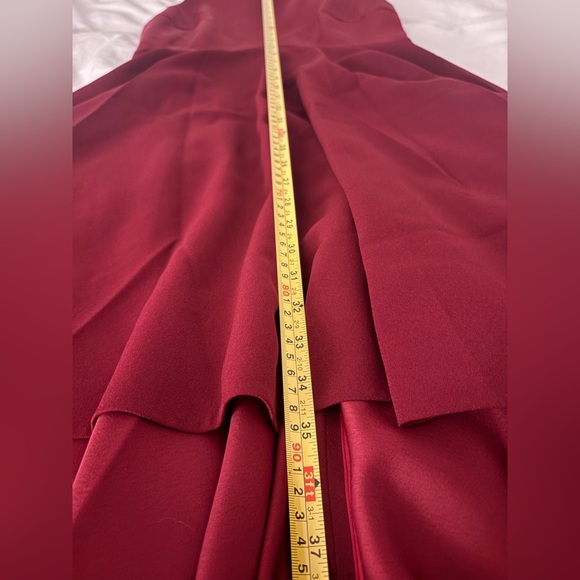 Ted Baker Burgundy/Maroon Sleeveless High/Low Dress - size 6 - Picture 16 of 16